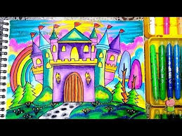 Check spelling or type a new query. How To Draw And Coloring Castle Easy Step By Step For Kids Youtube Art Drawings For Kids Kids Canvas Painting Easy Drawings For Kids