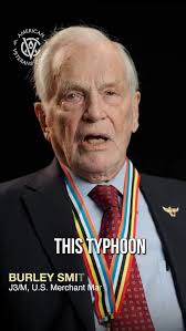 Korean War Veteran Burley Smith explains how he survived a typhoon