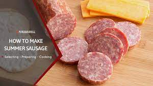 Sprinkle with the curing mixture, mustard seed, garlic salt, pepper, and liquid smoke. How To Make Summer Sausage Homemade Recipe Cooking Methods