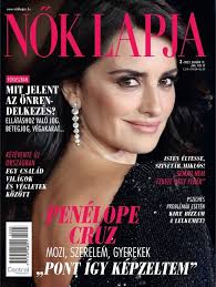 Nok lapja Hungary January 2022 Penelope Cruz