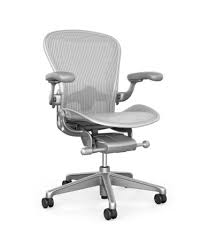 herman miller aeron chair size c mineral adjustable arms adjustable lumbar support v2 brand new