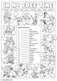 Free Time Activities Interactive And Downloadable Worksheet You Can Do The Exercises Online Or Dow Free Time Activities Time Worksheets English Primary School