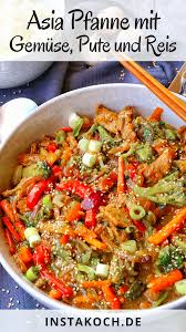 Asia Pfanne Mit Gemuse Und Reis Instakoch De Rezept Asia Pfanne Wok Pfanne Rezept Lebensmittel Essen