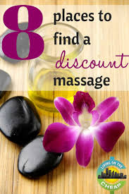 8 Places To Find A Discount Massage Living On The Cheap