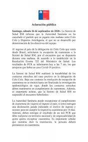 Somos el equipo de fútbol más importante de chile, con 32 títulos nacionales, 11 copa chile y la úni. Seremi Apunta A Colo Colo Por La Suspension Fue Una Determinacion De Los Dirigentes La Tercera
