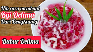 Bubur biji delima adalah sejenis bubur yang dikatakan berasal dari thailand. Hidangan Berbuka Puasa Bubur Delima Dari Bengkuang Youtube