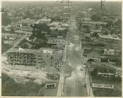Santa Barbara Aerial View Earthquake Damage 1925 Arlington Hotel Santa Barbara California History