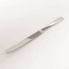 Couteau De Cantine En Inox Monobloc Lot De 6