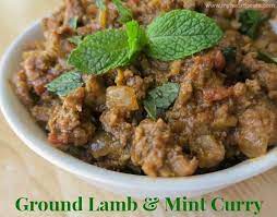 Ground Lamb And Mint Curry My Heart Beets Ground Lamb Lamb Recipes Indian Food Recipes