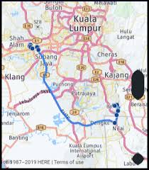 Wilayah shah alam dahulu merupakan perkebunan kelapa sawit yang dikenal dengan nama sungai renggam. What Is The Distance From Shah Alam Malaysia To Bangi Malaysia Google Maps Mileage Driving Directions Flying Distance Fuel Cost Midpoint Route And Journey Times Mi Km