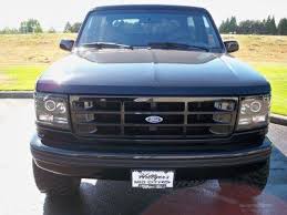 Ford F150 1992 1996 Black Projector Headlights With Halo And Led Ford F150 1994 Ford F150 Ford F150 Custom