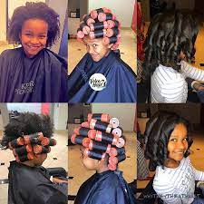 How Roller Sets Can Help You Grow Your Natural Hair Voice Of Hair Natural Hairstyles For Kids Roller Set Natural Hair Natural Hair Styles