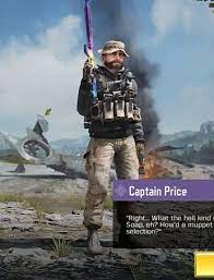 Captain Price Cod Mobile Character Skin Call Of Duty Video Games Funny Character