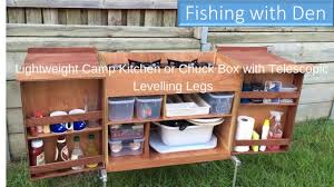 What a pain in the back (side) that is. Lightweight Camp Kitchen Or Chuck Box With Telescopic Levelling Legs Youtube
