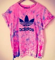 Black And Purple Tie Dye Shirt T Shirt Pink Purple Adidas Tie Dye Black And Pink Pink And Purple Sports Attire Purple Shirt Adidas Originals Fashion