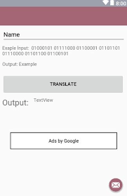 A simple code translator and converter for different computer number systems Binary Translator For Android Apk Download