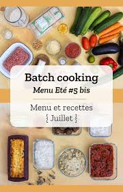 Epingle Sur Batch Cooking Idees De Menus