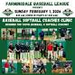 2026 Farmingdale Baseball League Youth... event in Farmingdale, NY