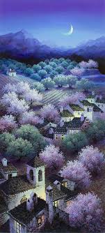 Almendros Y Olivares Http Www Luisromeropintor Es Almendros Y Olivares Naive Art Colorful Landscape Landscape