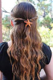 small baja starfish hair barrette starfish hairclip mermaid etsy in 2021 mermaid hair hair clips hairclip hairstyles