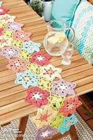Orgu Modelleri Orgu Runner Modelleri Table Runners Tig Isi Cicekler Tig Isleri