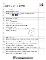 You will find all the comprehensive collection of questions with solutions in these worksheets which will help you to revise complete syllabus and score more marks in a fun way. Mental Math Worksheet Grade Worksheets Maths For Class Pdf Questions Cbse Printable English Kv Mysore Ncert Evs Samsfriedchickenanddonuts