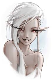 Light Elf Sketch Elf Drawings Fantasy Girl Fantasy Characters