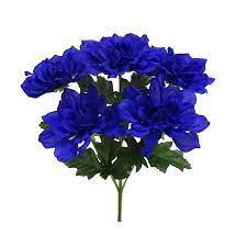 These blue phalenopsis have a bright blue flower but upon closer inspection you will notice the flowers have uneven watery distribution of the blue tint. Blue Dahlia Pick 1 Each Walmart Com Walmart Com