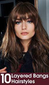 50 Layered Hairstyles With Bangs Hair Styles Layered Hair With Bangs Square Face Hairstyles