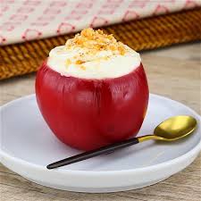 Heisse Sunde Fur Kalte Tage Warmer Kasekuchen Im Knallroten Apfel Video Video Kochen Und Backen Rezepte Rezepte Dessert Rezepte Einfach