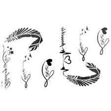 2012 Neue Design Das Neue Release Tatowieren Aufkleber Wasserdicht Weibliche Schwarze Und Weisse Buchstabe Falsche Tattoos Schrift Tattoos Inspirierende Tattoos