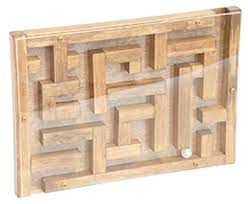 Marble Maze Amish Handmade Classic Hand Eye Coordination Wood Game Making Wooden Toys Marble Maze Wood Games