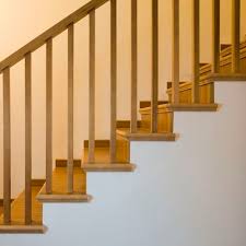 Escaleras de interior de madera. Barandilla De Madera Mc1 Pirba De Interior Para Escalera