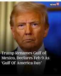 US President Donald Trump signed an executive order to officially rename  the Gulf of Mexico as the “Gulf of America"