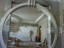 Elegant home front door with gray wood arch and alternating. Hall Arch House Arch Design Arch Designs For Hall House Front Design