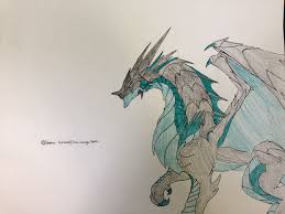 Black And Blue Dragon Logo 