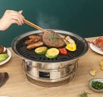 Europe German Turkish Camping BBQ Wood Burning Portable Round Corten Steel Modern Korean Style Premium Barbecue Grill