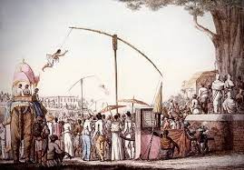 Bari Kothi | In frame : Hook Swinging Festival or Charak Puja. 📍Murshidabad, Late 18th/Early 19th Century. The hook-swinging ritual (known as Charak... | Instagram