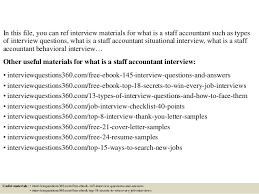 Tell me about your ability to work under … Top 10 What Is A Staff Accountant Interview Questions And Answers