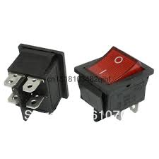 As light and cheaply made as the original. Home Appliance Kcd4 Dpst On Off 4pins Rocker Boat Switch 15a 30a Ac 250v 125v Red Light Push Button Switches Home Switch Dpst Rocker Switchdpst Switch Aliexpress