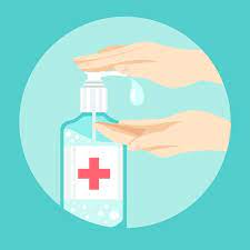 Premium Vector Hand Sanitizer In Flat Design Hand Sanitizer Nurse Art Design