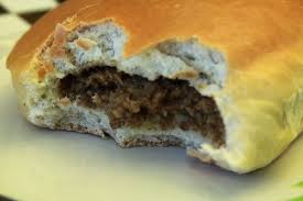 Jamaican Meat Loaf Is Described By Some As The A œlittle Brothera To The Jamaican Beef Patty Even Though It Is Bigger In Size Some Say This Because Ita S S Cocoa Bread
