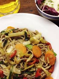 Quick Korea Soba Nudeln Aus Buchweizen Lauch Mangold Paprika Mohren Azukibohnen Kleine Tute Eingelegtes Koreanische Bohnen Rezepte Rezepte Soba Nudeln