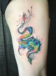 150 colorful watercolor tattoo ideas & design for women. Watercolor Dragon Tattoo Designs Ideas And Meaning Tattoos For You