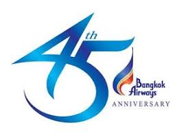 จองตั๋วเครื่องบิน bangkok airways บางกอกแอร์เวย์ส โทร : Thai Logo Lover Airline 2013 45 à¸› à¸šà¸²à¸‡à¸à¸­à¸à¹à¸­à¸£ à¹€à¸§à¸¢ à¸ª 45th Anniversary Bangkok Airways Anniversary Logo Logo Design Logo Word