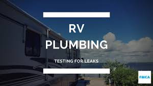 Drippy faucets are a headache. Testing The Rv Fresh Water System For Leaks Youtube
