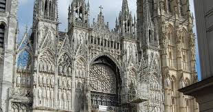 Rouen Cathedrale Lankaart