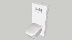 Le wc suspendu est une cuvette conçue pour être fixée sur la paroi arrière, avantages : Wc Suspendu Geberit Duofix 3d Warehouse
