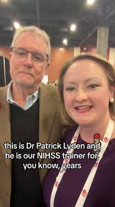 Priceless words from the legendary Dr. Patrick Lyden at #ISC24 Found him at  the Apex Innovations station for the new App version of the NIHSS!  #neuroscience #nurse #stroke #neuronerd #strokeimpact ...