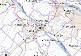 Especially suitable as a background for thematic maps. Michelin Cáº§n ThÆ¡ Map Viamichelin